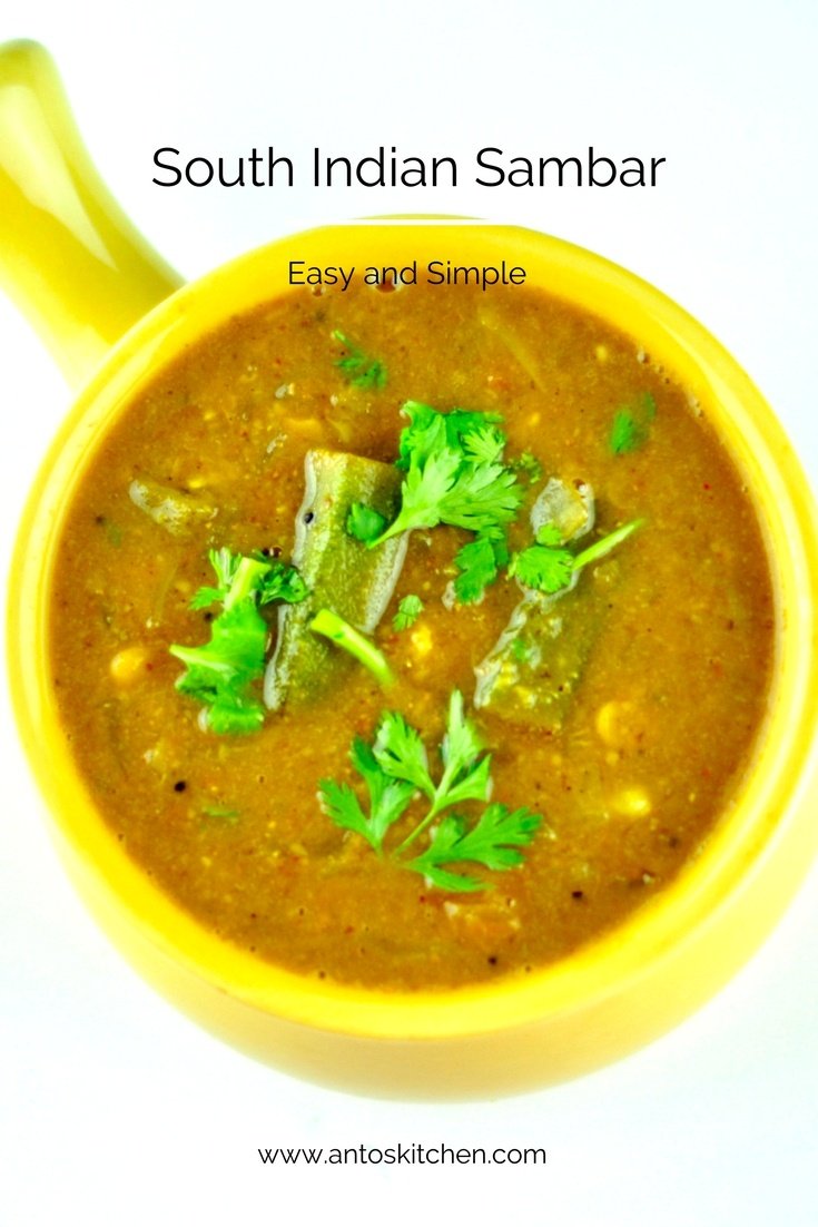 South Indian Sambar Anto S Kitchen